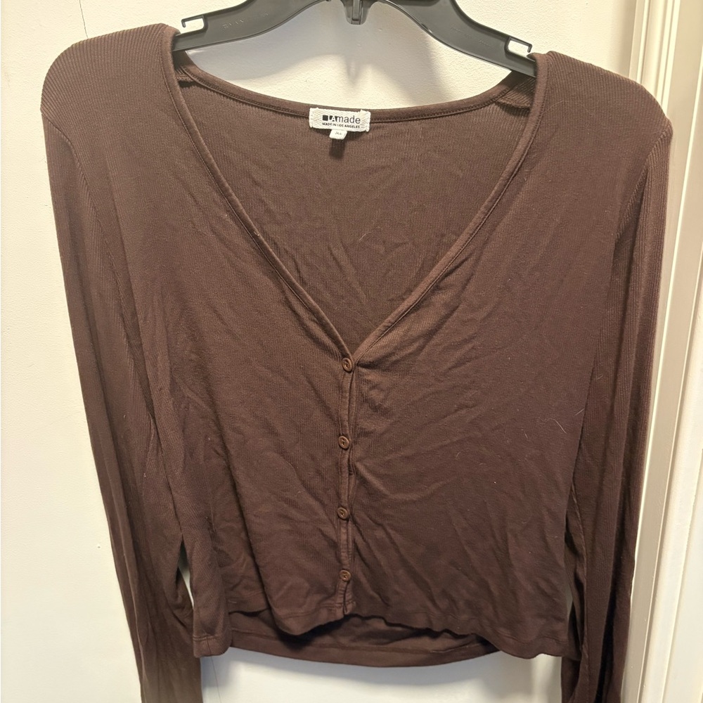 Brown Women's Top